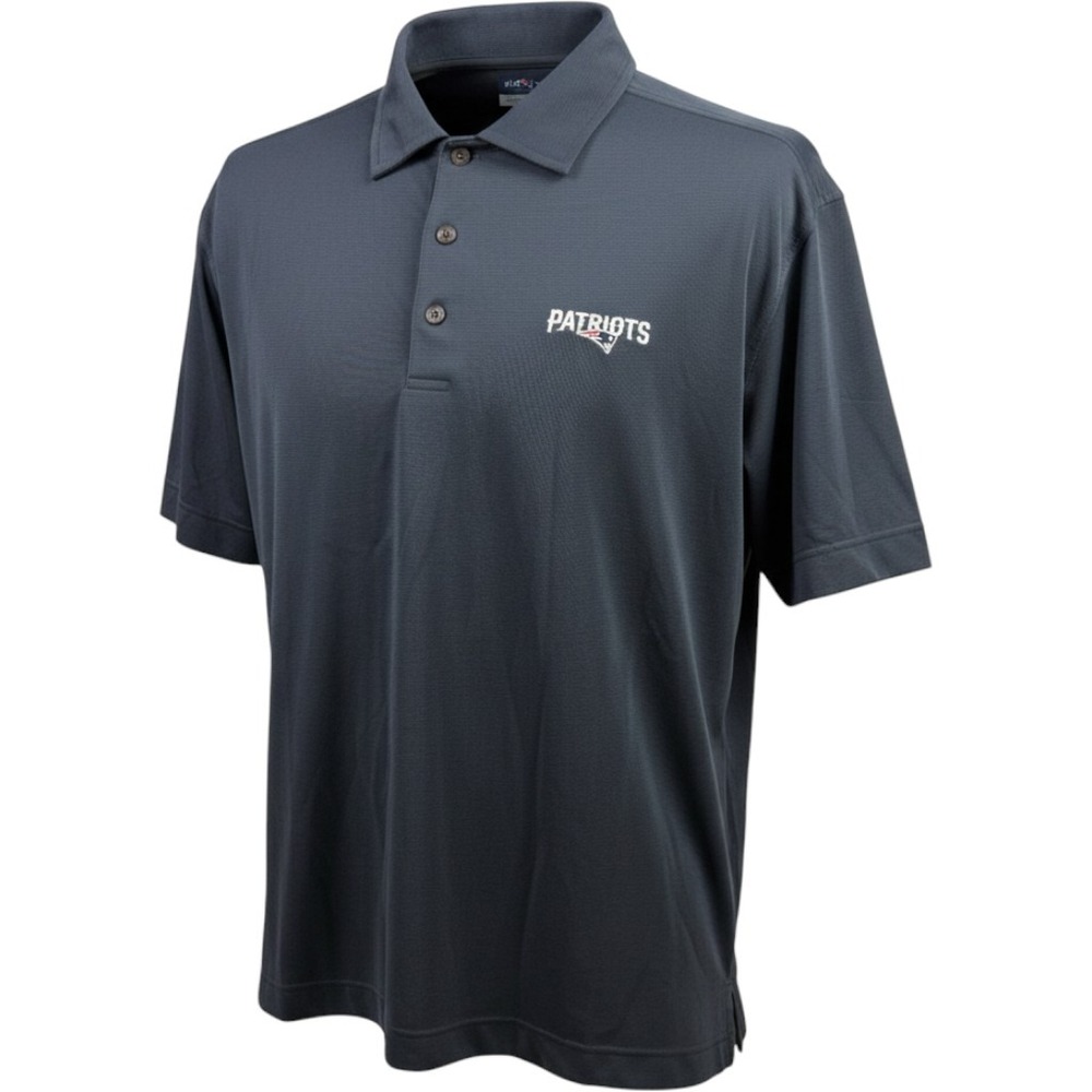 Cutter & Buck New England Patriots Polo Shirt Mens XL Navy Blue CB DryTec NFL